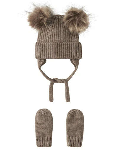 Name It - NBNMora Knit Set - Walnut